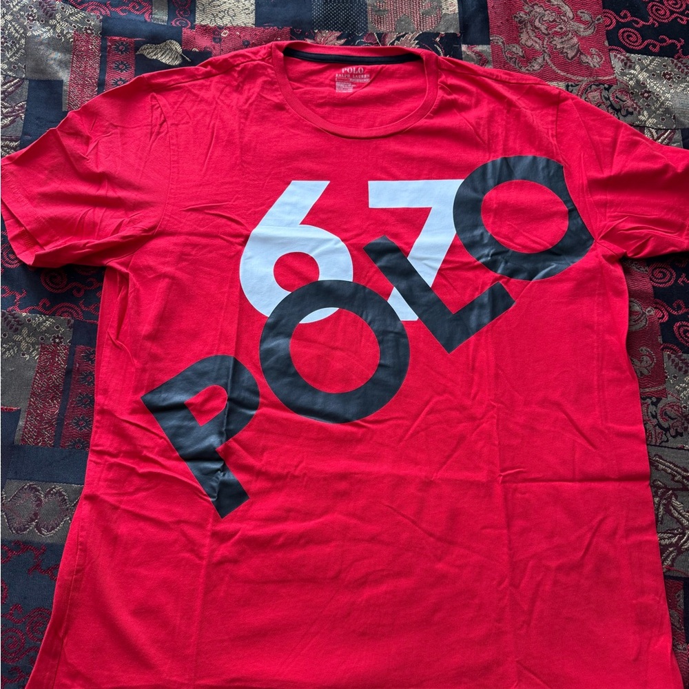 Polo Ralph Lauren Performance Red/Black/White ‘Polo 67’ Graphic T-Shirt